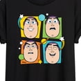 thumbnail image 3 of Toy Story 4 - Buzz Grid - Women's Oversized T-Shirt, 3 of 5
