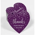 thumbnail image 2 of Inkdotpot Thanks From The New Wedding Bottle Tag Real Silver Foil Favor Hang Tags Pack Of 50, 2 of 6