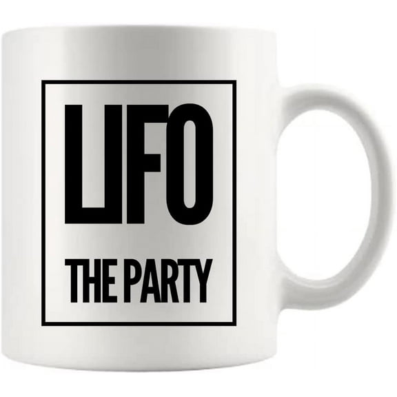 Lifo The Party Accountant Accounting Student Funny Retirement CPA Graduate Retired Professional Office Friends Ceramic Coffee Mug 11oz White Novelty Drinkware