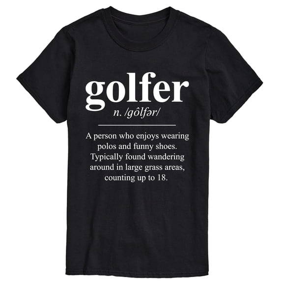 Instant Message - Golfer Definition Short Sleeve Graphic T-Shirt