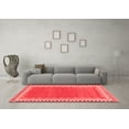 thumbnail image 3 of Ahgly Company Indoor Rectangle Abstract Red Contemporary Area Rugs, 2' x 3', 3 of 4