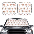 thumbnail image 2 of Vsdgher Corgi With Santa Claus Hat Print Car Windshield Sun Shade, Reflective Sunshade Window Sunshade Sun Visor Protector Fit for Cars,Trucks,SUVs-Small, 2 of 6