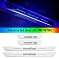 thumbnail image 3 of Customized Magnetic Car Door Sill Pedal Illuminated Lights Logo Infrared Sensor USB Charging Auto Scuff LED Threshold Plate Lamp, 3 of 5