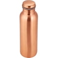 thumbnail image 2 of Perilla Home 100% Plain (1 Litre ) Pure Copper Bottle With Leak Proof Contains Ayurveda Health Benefits For Drinking Water For Men Women Gym Yoga |Travelling | Hiking | Indoor | Outdoor | Office |, 2 of 12