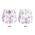 thumbnail image 5 of Lsque Heart Rabbit Printed Women's Running Shorts with Liner Pockets,Elastic Quick Dry Workout Athletic Gym Yoga Shorts,Womens High Waist Shorts-Large, 5 of 9