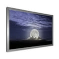 thumbnail image 2 of Designart 'Full Moon Rising In A Cloudy Night Sky' Nautical & Coastal Framed Art Print, 2 of 4