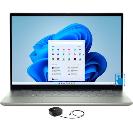 Dell Inspiron i7425 Home/Entertainment 2-in-1 Laptop (AMD Ryzen 7 5825U 8-Core  14.0in 60Hz Touch Wide UXGA (1920x1200)  AMD Radeon  16GB RAM  2TB PCIe SSD  Win 11 Home)