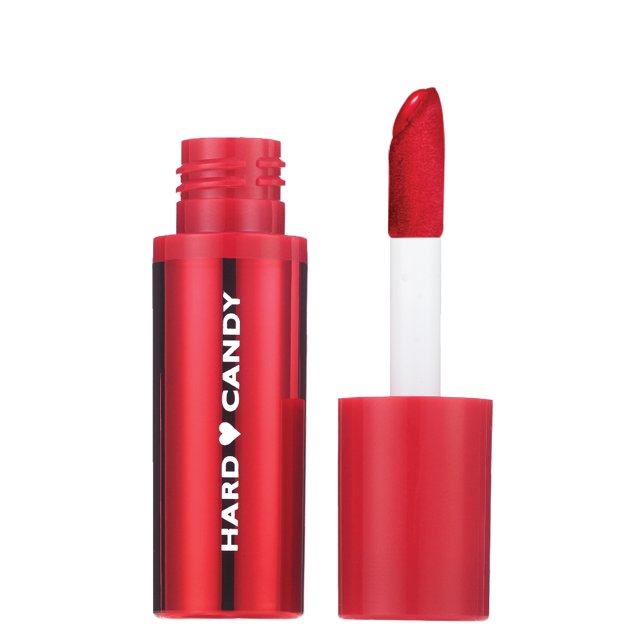 Hard Candy Pop Tint Lip Stain, Cherry Splash, Hydrating & Long-Lasting with Oils & Hyaluronic Acid