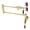 Polished Brass, variant on Kingston Brass KS4101DKL Kaiser Two-Handle 1-Hole Wall Mount Pot Filler Faucet in Polished Chrome