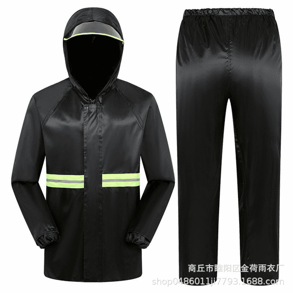 Rain Suits for Men Women Waterproof, Breathable Rain Coats with Eye-Catching Reflective Strip, Durable Rain Gear Pants