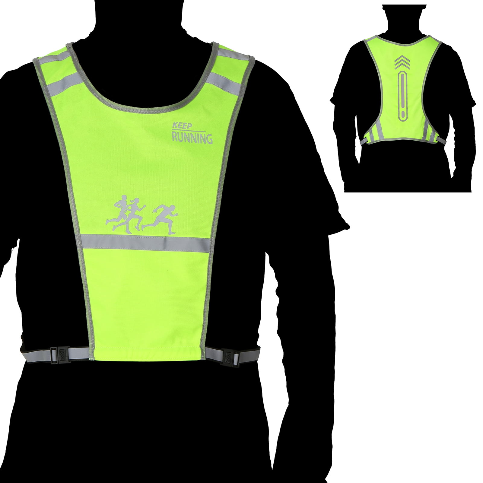 Jogging Walking Safety & High Visibility for Running Reflective Vest Lightweight Motorcycle Jacket/Gear Cycling Adjustable & Elastic Rose Red Fits Over Outdoor Clothing Jogging Walking Safety & High Visibility for Running Reflective Vest Lightweight Motorcycle Jacket/Gear Cycling Adjustable & Elastic Rose Red Fits Over Outdoor Clothing