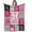 Pink 21st, variant on 18th Birthday Gifts for Her, Pink Blanket Birthday Gifts for 18 Year Old, 18th Birthday Decorations for Girl, Blanket Birthday Presents for Teen Girls Age 18, Double Digits Birthday Blanket 50"X60"