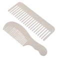 thumbnail image 1 of ADDHAT 2Ud Peine Acetato Beige Antiestático Compacto Para Peinado De Mujer De Anchos Portátil, 1 of 8