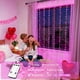 thumbnail image 3 of 300 LED Curtain Lights with Remote Control, Pink String Lights for Bedroom Christmas Window Wall Party Teen Girls Room Dorm Valentine's Day, 3 of 18