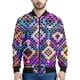 thumbnail image 4 of Chaqueta con cremallera y estampado azteca colorido para hombre, exquisita chaqueta con estampado 3D, tops de gran tamaño para primavera y otoño, chaquetas de manga larga para uso diario, 4 of 5