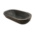 thumbnail image 4 of GROWTH TANK Wooden Bowl Large Capacity Stackable Oval Bowl for Home Kitchens Pantry Deep Brown, 4 of 9