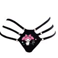 thumbnail image 1 of Hello Kitty-bragas Kawaii Kuromi My Melody para niñas, ropa interior Sexy con espalda en T, moda cruzada Y2K, regalo, 1 of 4