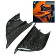 thumbnail image 4 of Front Fairing Aerodynamic Wing, Sporty Look Self Adhesive Unique Design Professional Motorcycle Spoiler Wing Scratch Free High Toughness  For R1 R3 R25 Marble Grain,Glossy Black, 4 of 8