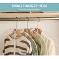 thumbnail image 4 of Bolsas de ropa Perber, totalmente transparentes, para colgar ropa, 40 unidades, 4 of 6
