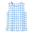 thumbnail image 5 of Wensltd Spring Summer Tank Tops Womens Round Neck Loose Fit Summer Casual Sleeveless Tops, 5 of 9