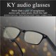 thumbnail image 4 of sweethay Gafas inteligentes Llamadas manos libres Gafas inteligentes ligeras Auriculares Gafas Gafas inalámbricas compatibles con Bluetooth Electrónica, 4 of 6