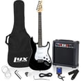 thumbnail image 3 of LyxPro Beginner 39” Electric Guitar & Electric Guitar Accessories, Black, 3 of 8