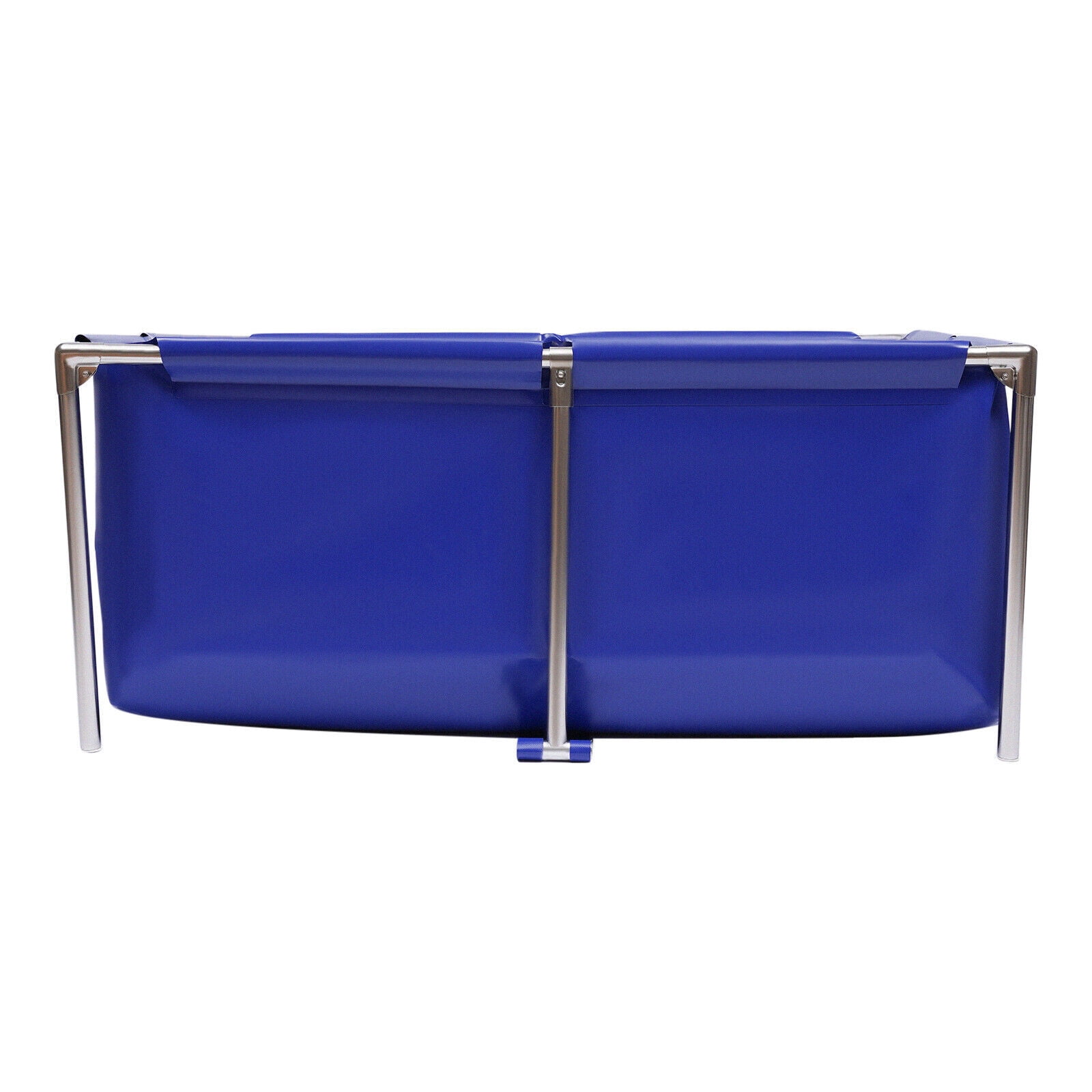 Canvas Fish Pond Pool,Fish Pond Liner,Durable Framed Above Ground Fish Pond Pool with Thickened PVC Liner for Fish Farming, Aquatic Breeding & Backyard Water Gardens (47 FT, Leak-Proof Design)