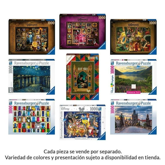 Rompecabezas Ravensburger de 1000 Varios Modelos 1 pieza