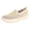 Beige, variant on Rokment Mens Wide Width Chunky Slip on Walking Shoes Fall Comfortable Knit Platform Driving Loafers Golf Tennis Casual Fashion Sneakers Beige Size 6.5