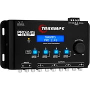 Taramps Pro 2.4S DSP Crossover full Digital Signal Processor and Equalizer with sequencer 15-band Graphic Equalization 12 preset EQ 2-Channel in and 4-Channel Out