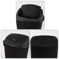 thumbnail image 5 of Xowine 18 Gallon Plastic Trash Can Swing Top Lid, Set of 4 Swing Lid Garbage Bins for Kitchen, Black, 5 of 9