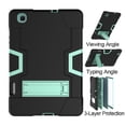 thumbnail image 6 of Dteck for Samsung Galaxy Tab S6 Lite Case 10.4 Inch 2022/2020 with Built-in Kickstand for Kids, Heavy Duty Hybrid Shockproof Case for Galaxy Tab S6 lite (SM-P610/P613/P615/P619),Black + Mint, 6 of 7