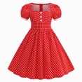 thumbnail image 1 of Gubotare Robe pour Tout-Petit Fille Robe Bébé Fille Papillon Robe Tutu à Volants Sans Manches Robes Robe de Fête 3T 4T (Rouge, 3-4 Ans), 1 of 6