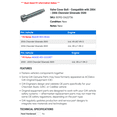 thumbnail image 2 of Valve Cover Bolt - Compatible with 2004 - 2006 Chevrolet Silverado 3500 - AC Delco, 2 of 2