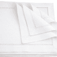 thumbnail image 4 of Fennco Styles Classic Solid Color Hemstitch Border Table Linens for Dining Table, 4 of 4