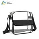 thumbnail image 2 of Bolsa Crossbody transparente aprobada para estadios, material de PVC resistente con correa ajustable, bolsillo grande para iPad y botella de agua, diseño transparente para conciertos y eventos, 2 of 8