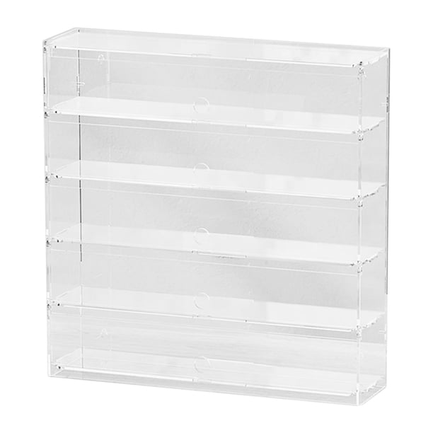 1:64 Caso de exhibición de modelo de vehículo, escaparate coleccionable, adorno, estante de gabinete de exhibición de diseño para coleccionistas Car 5 capa