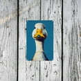 thumbnail image 5 of YNLLOOFC Iron Metal Tin Sign - Duck "Are You Pooping?" - Wall Hanging, Multipurpose Decorative Sign, Funny Bathroom &amp; Bar Wall Decor, Novelty Vintage Signage, Pre-drilled, English Text, 5 of 8