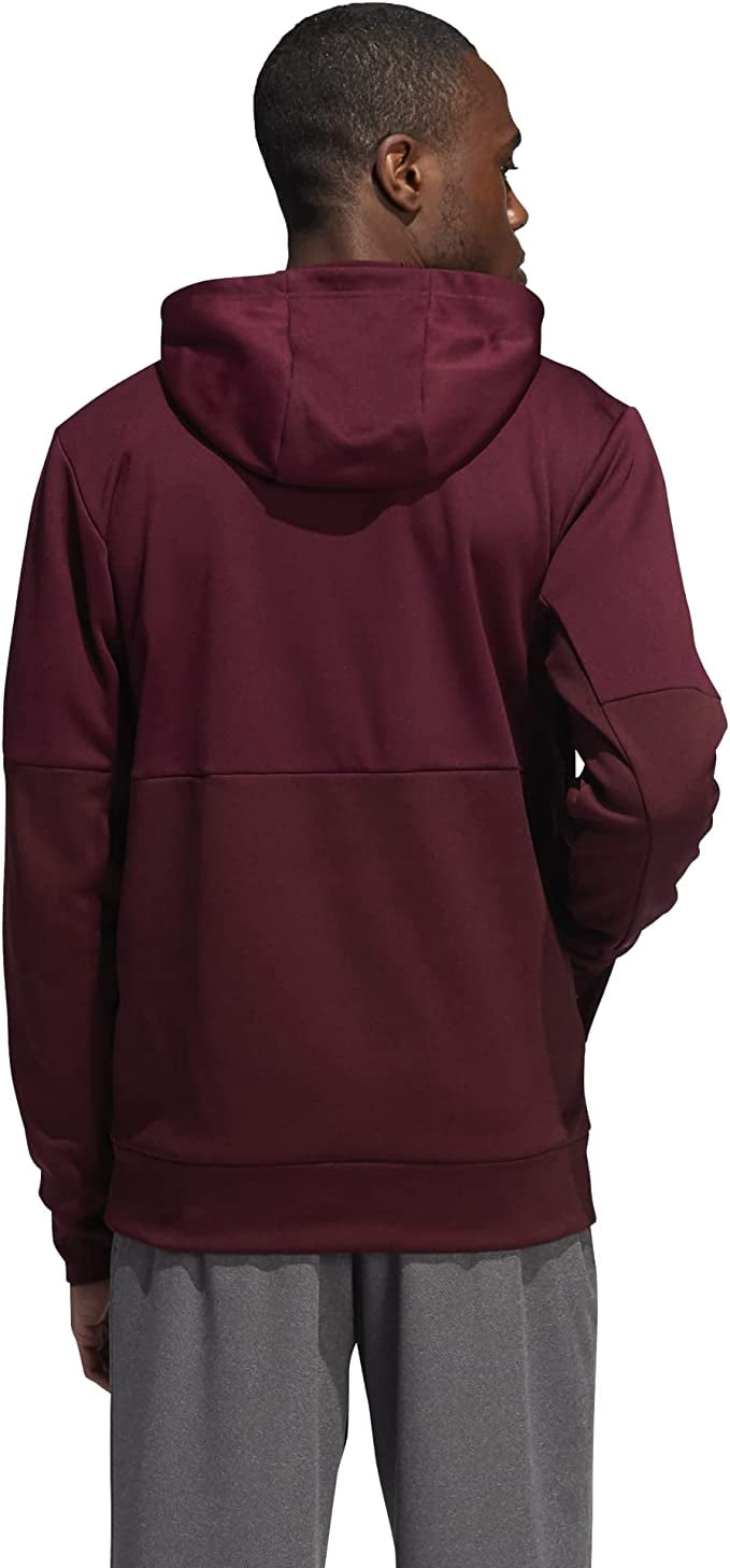 FQ0163 Adidas Men's Team Issue Pullover Collegiate Burgundy/White XL