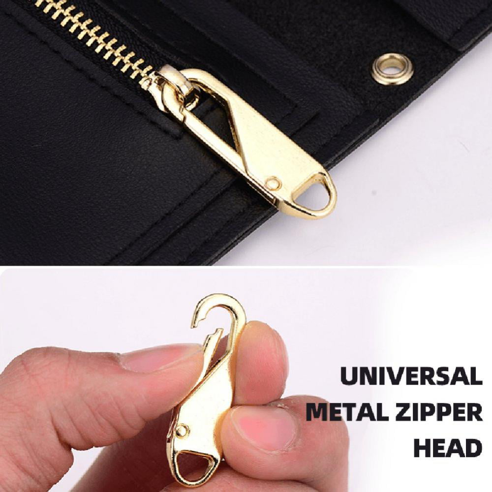 Universal Metal Zipper Slider Puller Detachable Instant Repair Zipper Head  Kit Bags Suitcase Zipper Pull Tab DIY Sewing Craft - AliExpress