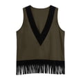 thumbnail image 4 of LVHAOGJOB Womens Sleeveless Tank V Neck Tops Solid Color Summer Shirts for Women Workout, 4 of 8
