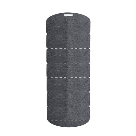 Anvazise Baseball Cap Holder High Capacity Space-saving Foldable Felt Baseball Cap Display Rack for Bedroom
