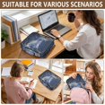 thumbnail image 7 of Haosy Accordion File Organizer Zipper Binder 500 Sheet 6-Tab Expanding File Folder Multi-Pocket 1.2 Inch 3 Ring Capricornus Of Zodiac, 7 of 7