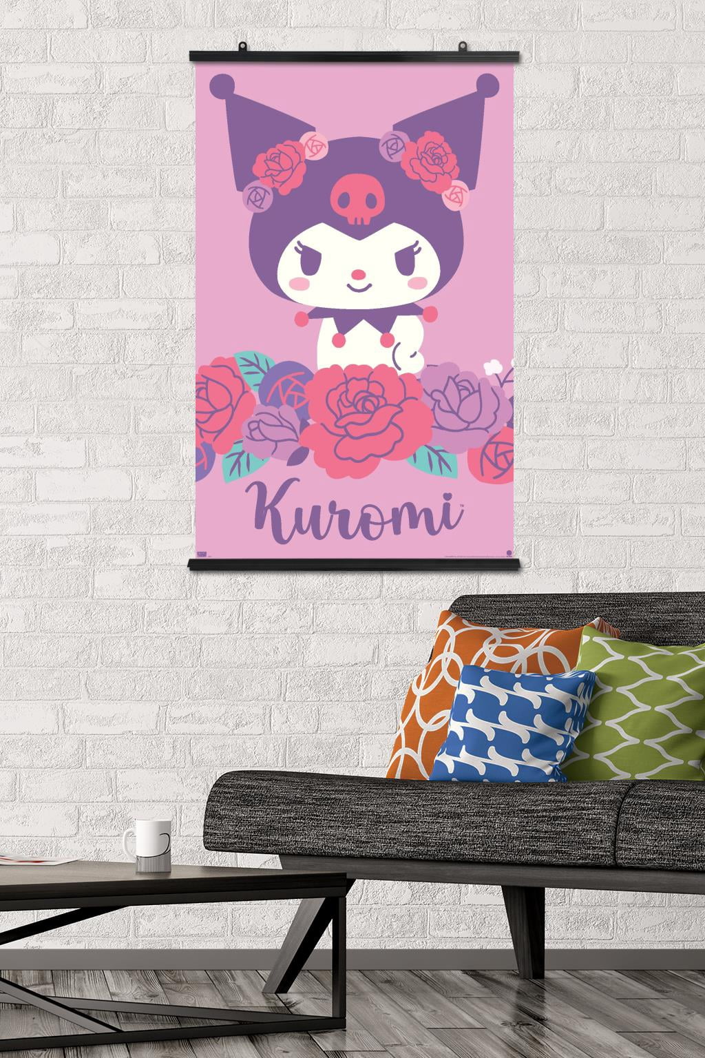 Hello Kitty and Friends: 24 Flowers - Kuromi Wall Poster, 14.725