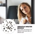 thumbnail image 2 of 30pcs Useful Decorative Buttons Clothes Snap Buttons DIY Nail-free Brooch, 2 of 5