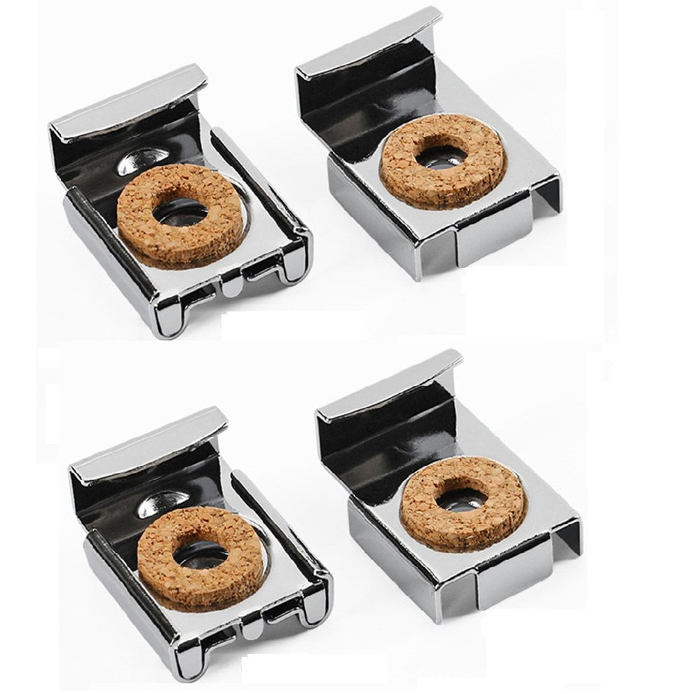 [2 PACKS] New Arrival 4pcs Spring Loaded Mirror Hanger Clips Set