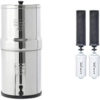 Royal Berkey Gravity-Fed Water Filter with 2 Black Berkey Elements and 2 PF-2 Fluoride and Arsenic Reduction Elements