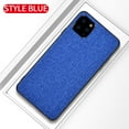 thumbnail image 1 of Ultra Thin Case for Apple iPhone 12 Pro Max (6.7-Inch) - Plastic/Silicone/Fabric Composite Case, Slim Fit Lightweight Scratch Resistant Cover (Blue), 1 of 1