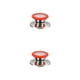thumbnail image 1 of Perilla Universal Inteprter Acero Inoxidable Rojo Pequeño 2piezas, 1 of 6