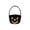 B001- Black, variant on Purple Rope Storage Basket, Trick Or Treat Basket, Halloween Gift Basket, Halloween Party Favors for Student, 9X8X8 Inch Jack O Lantern Pumpkin Woven Tote Bag, Multi-Functional